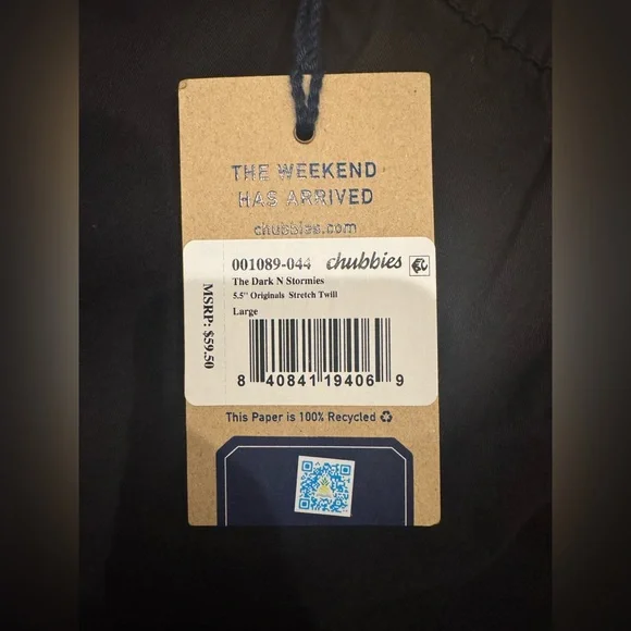 New Women’s Chubbies black shorts. - Picture 4 of 4